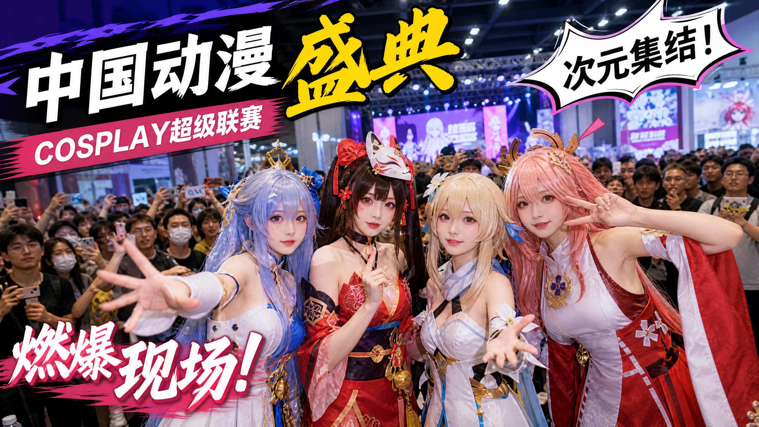 小马拉大车动漫cosplay视频-二次元盛典现场
